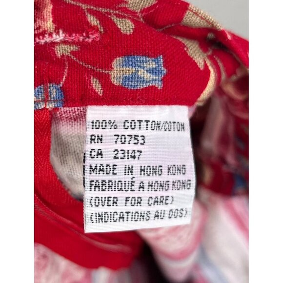 VTG Talbots floral cottage core mini wrap skirt sz 12 - Picture 6 of 8